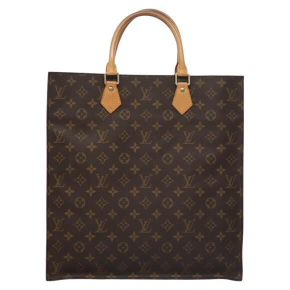 LOUIS VUITTON Monogram Sac Plat Hand Bag M51140 - Picture 2 of 16